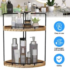 2 Ebenen Küchenregal Eckregal