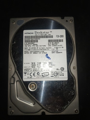 Retro hitachi deskstar 500gb - *retro*,