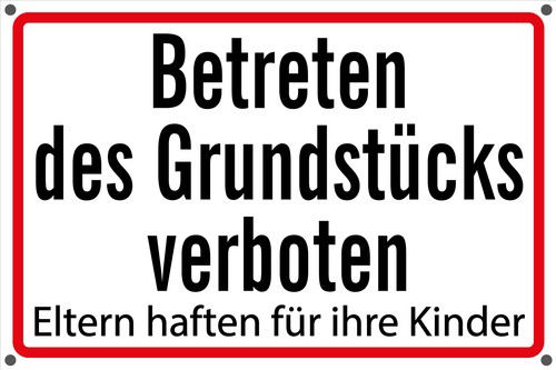 Betreten des grundstücks - betreten,