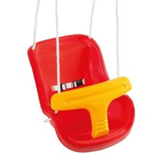 Schaukelsitz für Babys Babyschaukel rot gelb Babysitz Kinderschaukel 
