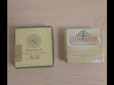 Zigarren Zigaretten Metall Dose Schachtel Box Set