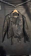 Herren US Lederjacke Biker