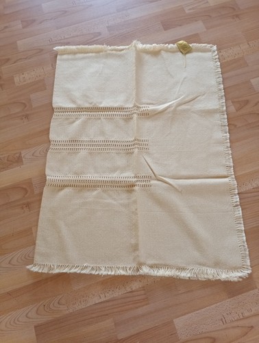 Tischdecke 100x150 beige mit - beige,