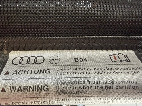 Original audi netztrennwand - audi,