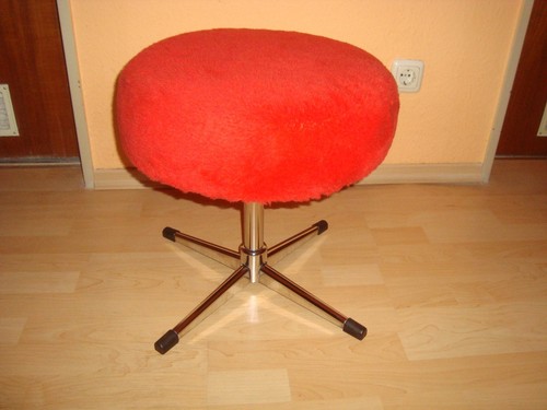 70er jahre hocker rot - 70er,