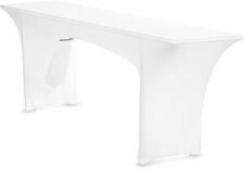 TexDeko Stretch Biertischhussen für Bierzeltgarnitur 220 cm (Breite nach Wahl)