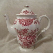 RIDGWAY STAFFORDSHIRE ENGLAND WINDSOR ROT Kanne / Kaffeekanne  22,5