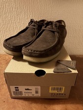 Clarks Wallabee Dark Brown Suede UK8 / 42 – kaum getragen