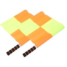 2 Stücke Schiedsrichter Fahnen Linienrichter Hand Fahnen Für Fußball Fußball UR