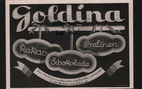 Bremen werbung 1925 gooldina - bremen,,