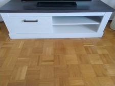 TV Lowboard Pinie Weiß Touchwood TV Schrank Fernsehtisch