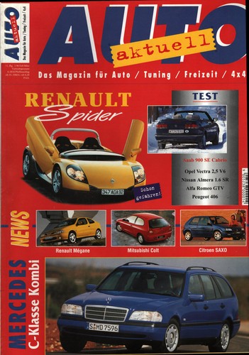 Zeitschrift auto aktuell - zeitschrift,