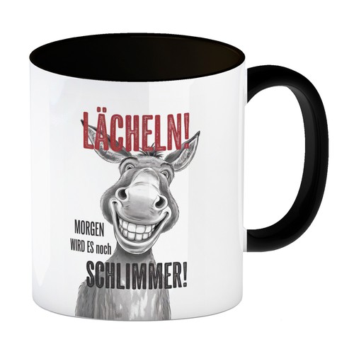 Grinsender esel lächeln - esel,
