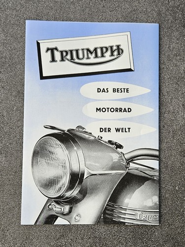 Triumph prospekt das beste - triumph, "das