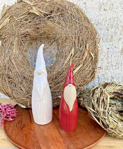 Keramik set weihnachtsmann - keramik,