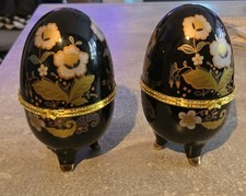 Dekorative Eier Angeleht an