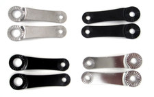 Schutzblech Befestigung Halter Blech silber schwarz Achse Adapter Halterung