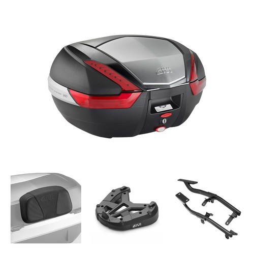 Givi v47 topcase schwarz rot - givi,