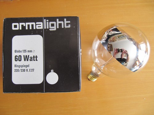 Ormalight globelampe g125 e27 - g125,