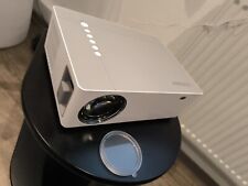 Bomaker Full HD 1080p NATIV Beamer  Parrot 1 + Leinwand 4k ready 7200 Lumen 