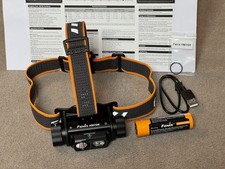 Fenix HM70R LED Stirnlampe | max 1600 Lum Spot 400 Lum Flut | 5000 mAh | WIE NEU