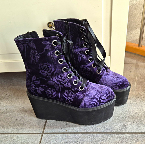 Killstar damen knöchelstiefel - killstar,