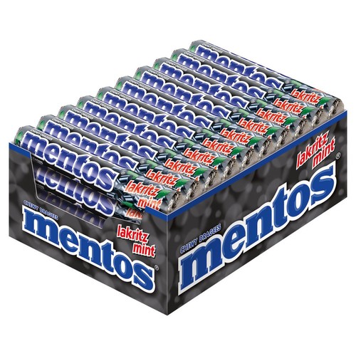 Mentos kaubonbons lakritz mint - mentos,