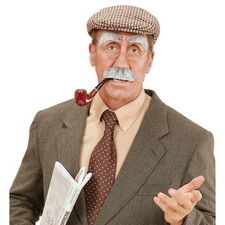 Künstliche Nasenhaare graue Ohrenhaare für Herren Kostüme Karneval Mottoparty