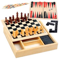 4-in-1 Reisespiele Set Domino