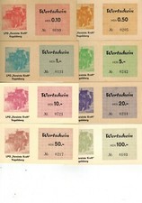 DDR-Ersatzgeld, LPG in Vogelsberg-Altkreis Sömmerda/Thür., 0,10...100 MDN, unc.
