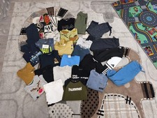 Kinder Bekleidungspaket Langarmshirts Pullis Hosen Größe 110/116