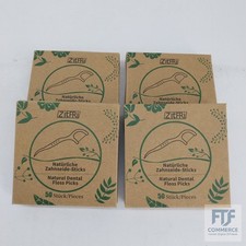 ZITFRI 200 PCS Zahnseide Sticks Nachhaltige Dental Floss picks Vegan Zahnseide m
