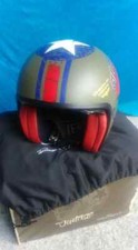 HELM MOTORRAD SCOOTER PREMIER VINTAGE PIN UP Military Carbon Größe M