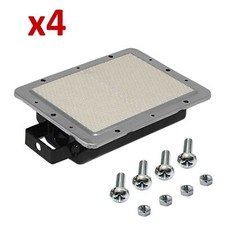 4x Archway Doner Kebab Gasbrenner Keramik mit Schraubplatte Canmac Ozex