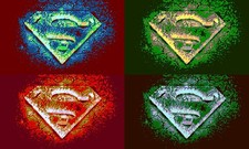 POSTER XXL POP ART SUPERMAN