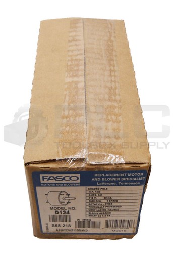Versiegelt neu fasco d124 - versiegelt,