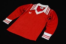 Erima Trikot Vintage Jersey Maglia Camiseta Rot Weiß Blank Rohling Fussball  XXS