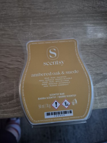 Scentsy bar ambered - ambered, oak