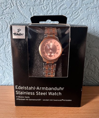 Tchibo edelstahl armbanduhr - tchibo, edelstahl-armbanduhr
