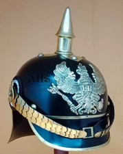 Handgefertigter deutscher Pickelhaube Eisenhelm 1. Weltkrieg Preußische Milit...
