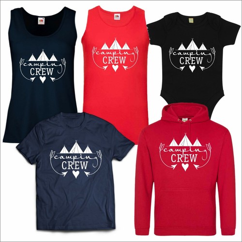 Camping crew bedrucktes - camping,