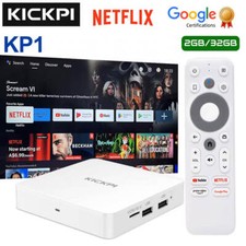Zehnder Kickpi KP1 Android 12 Zertifizierte 4K TV Box Netflix Ultra UHD Google +