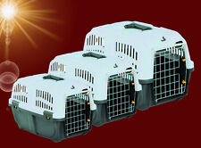 Hunde Katze 🐇🐶🐱TIER TRANSPORTBOX 3 Gr. zur Auswahl Flugbox Reise Auto Kennel