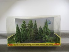 Heki Spur H0/TT 8203 Waldszene 22 Büsche Bäume und Tannen in OVP
