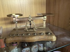 WESTA Apothekerwaage, Holz