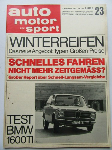 Auto motor sport 1967 bmw - sport,