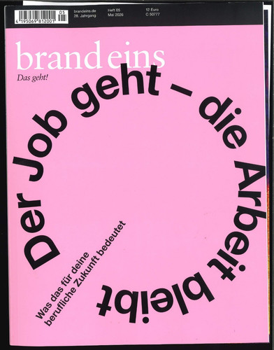 Brand eins 2026 der job - eins,, 05/2026