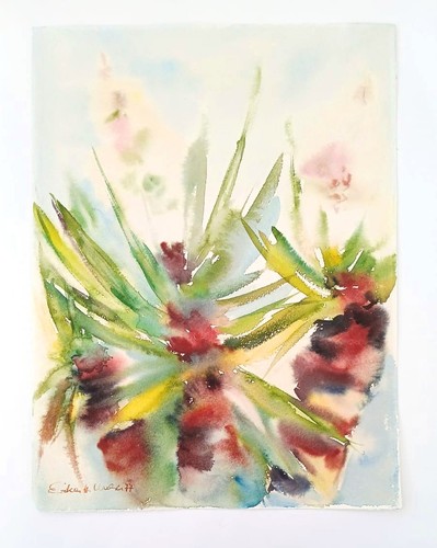 Original aquarell von - aquarell🎨von, erika