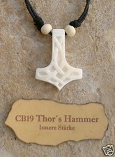 Keltisches Magisches Amulett Talsiman Thors Hammer CB19