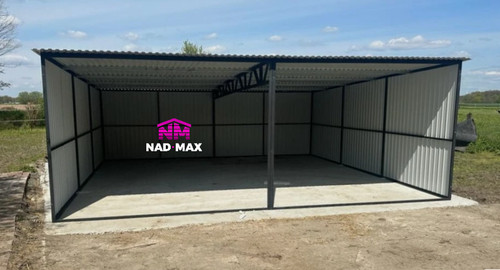 Blechgarage 6x5x2 14m offene - +blechgarage, 6x5x2,14m